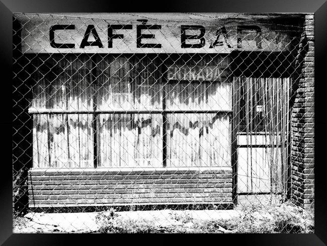 Cafe Bar Framed Print by John Robertson