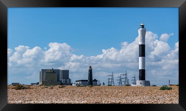 Dungeness, Kent Framed Print by Adrian Rowley