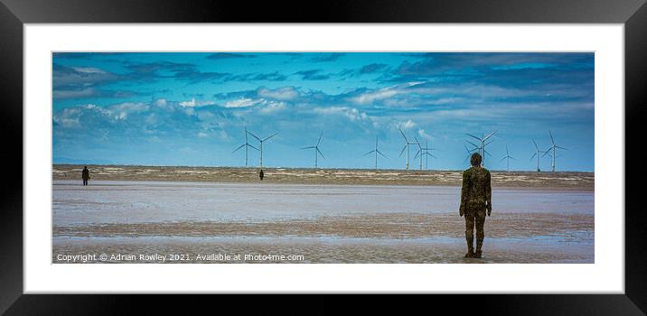 Another Place Framed Mounted Print by Adrian Rowley