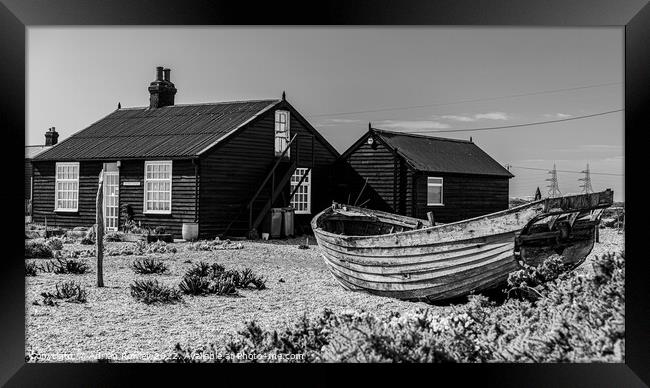 Prospect Cottage Dungeness Framed Print by Adrian Rowley