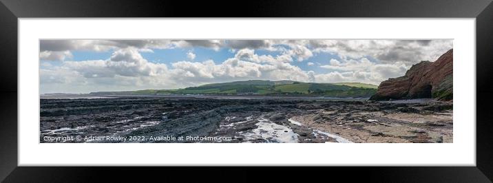 Helwell Bay, Somerset Framed Mounted Print by Adrian Rowley