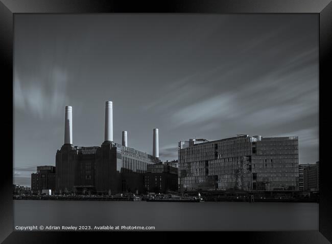 The old power station at Battersea Framed Print by Adrian Rowley