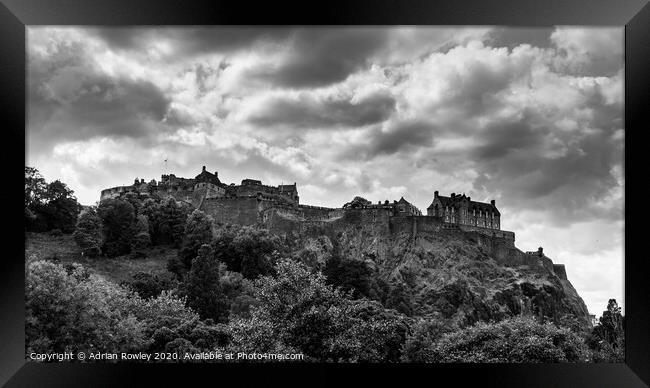 Edinburgh Castle Framed Print by Adrian Rowley