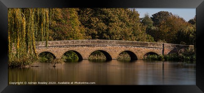 The Five Arches Framed Print by Adrian Rowley