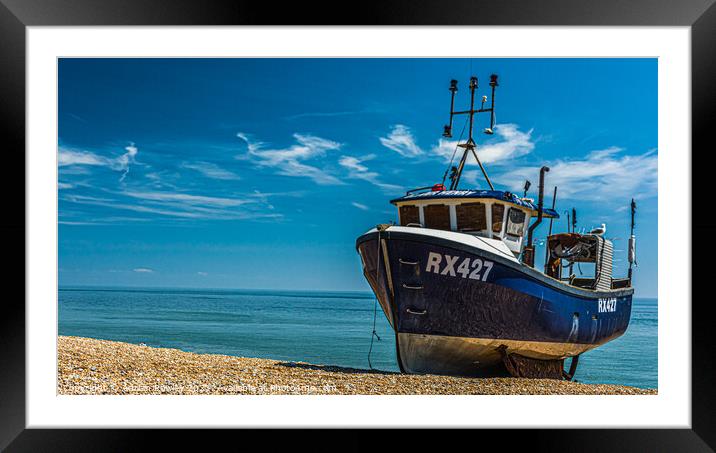 Hastings by the Sea Framed Mounted Print by Adrian Rowley