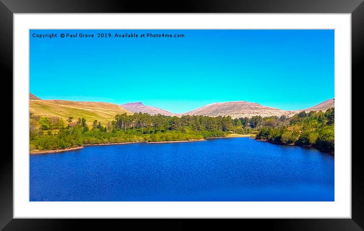 Pen-Y-Fan Framed Mounted Print by Paul Grove