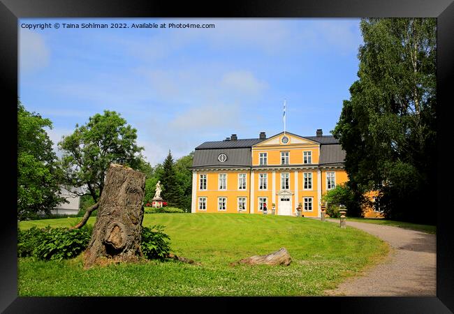 Mustio Manor and Garden, Finland Framed Print by Taina Sohlman