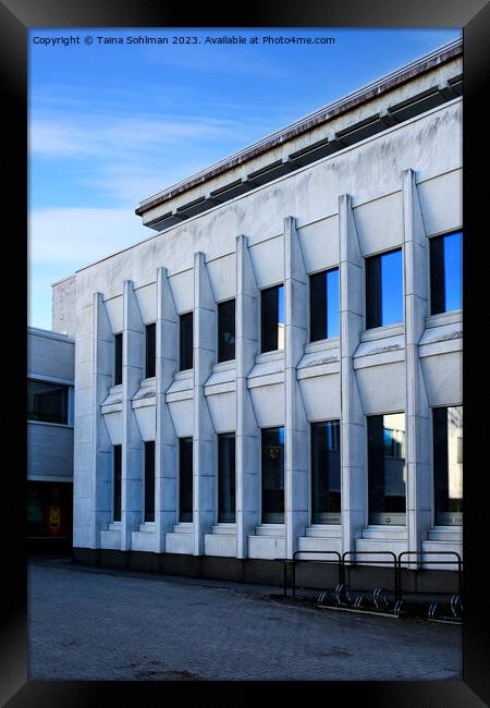 Ekenäs Savings Bank by Alvar Aalto Framed Print by Taina Sohlman