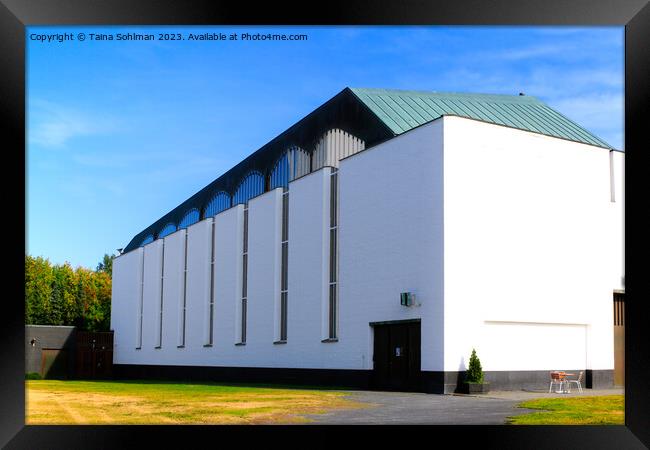 Lakeuden Risti Church by Alvar Aalto Framed Print by Taina Sohlman