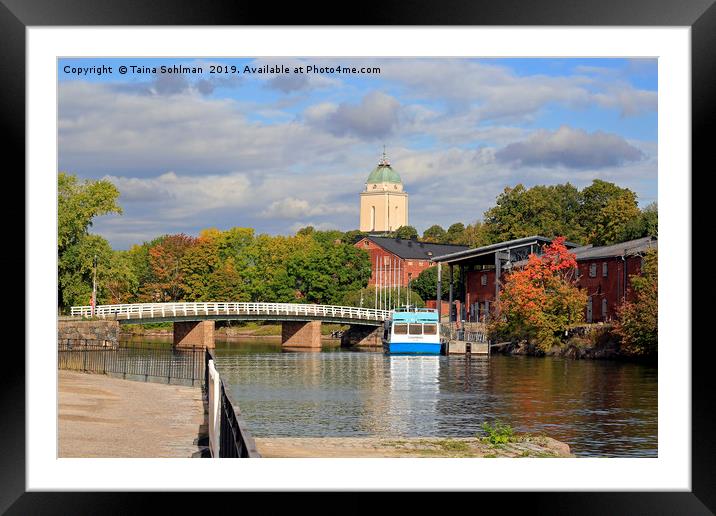 Suomenlinna Bridge  Framed Mounted Print by Taina Sohlman