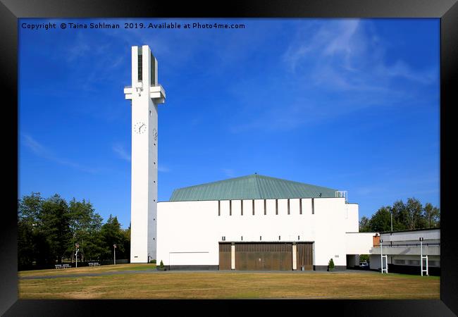 Lakeuden Risti Church by Alvar Aalto Framed Print by Taina Sohlman