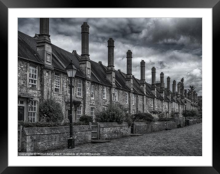 Vicars' Close in Wells, England Framed Mounted Print by Mehul Patel