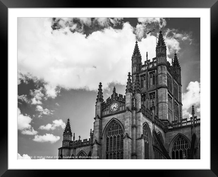 Bath Abbey Framed Mounted Print by Mehul Patel