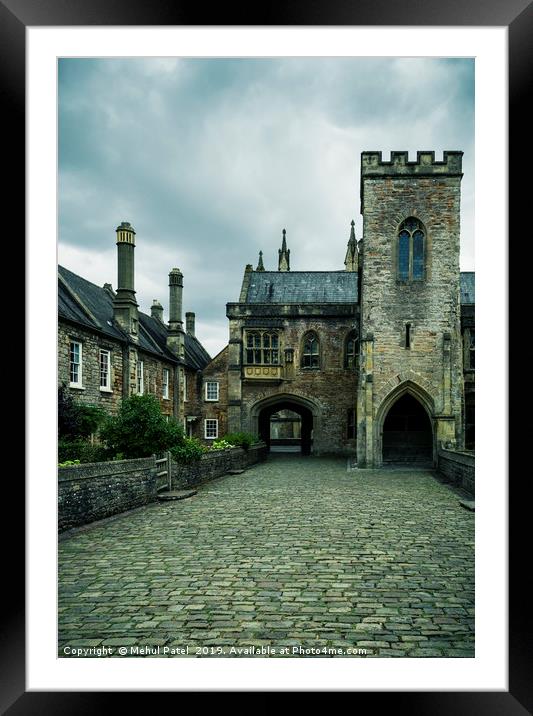 Vicars' Close in Wells, England Framed Mounted Print by Mehul Patel