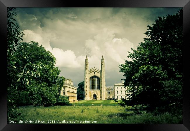 The Backs and King's College Chapel, Cambridge Framed Print by Mehul Patel