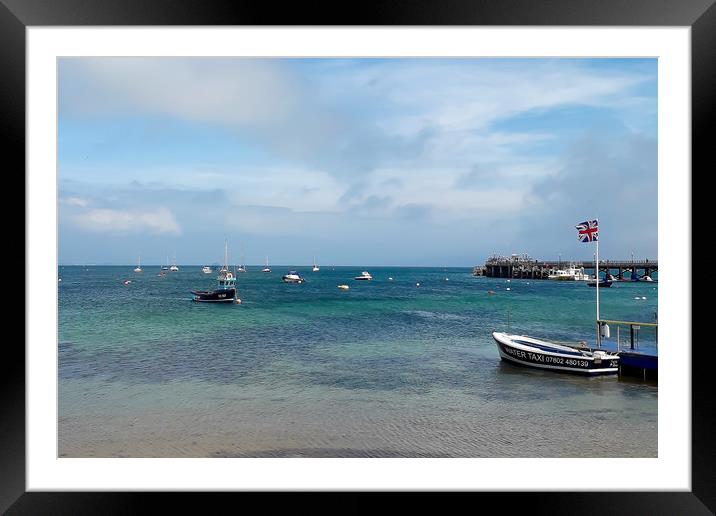 Swanage Water Taxi Framed Mounted Print by Hayley Jewell