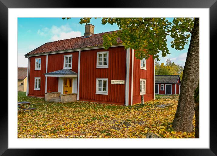Folk museum in Hallabrottet Kumla Sweden october 2020 Framed Mounted Print by Jonas Rönnbro