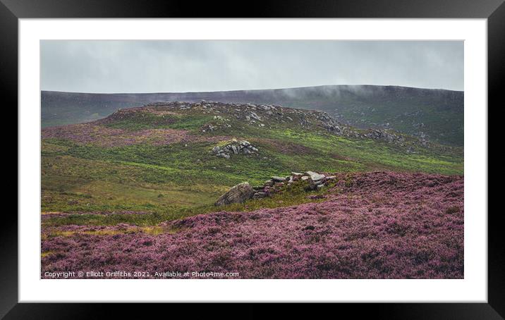 Roman Hill Fort Framed Mounted Print by Elliott Griffiths