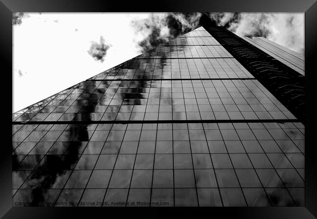 The skyscrapers - London Framed Print by Alessandro Ricardo Uva