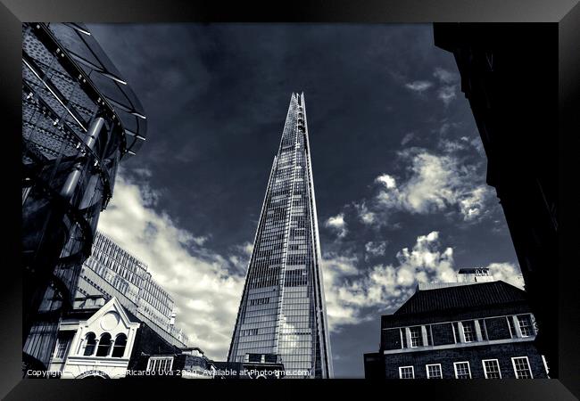 The Shard - London Framed Print by Alessandro Ricardo Uva