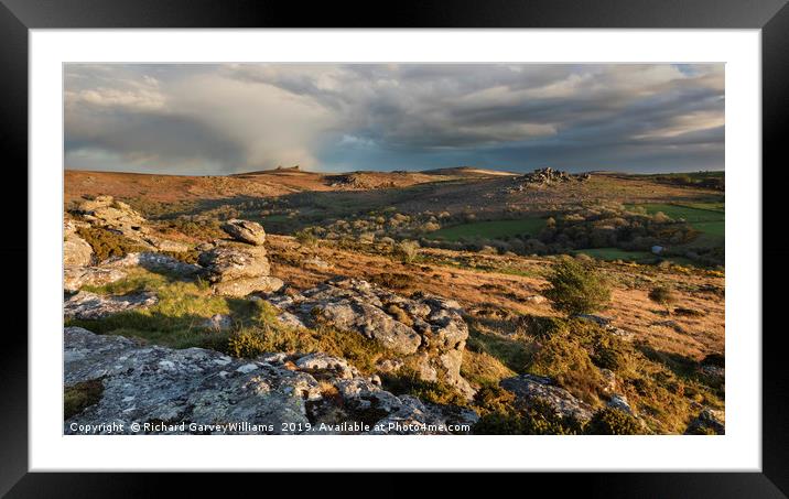 Classic Dartmoor Scene Framed Mounted Print by Richard GarveyWilliams