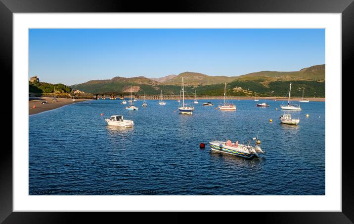 Barmouth Framed Mounted Print by Brenda Belcher