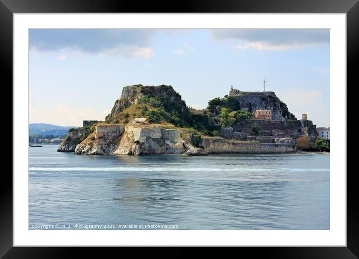 Corfu, Greece Framed Mounted Print by M. J. Photography