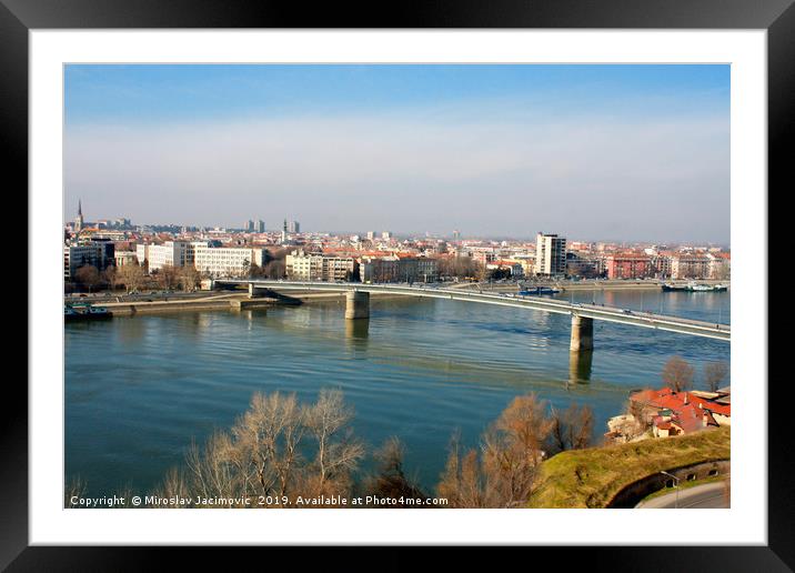 Novi Sad, Vojvodina, Serbia Framed Mounted Print by M. J. Photography