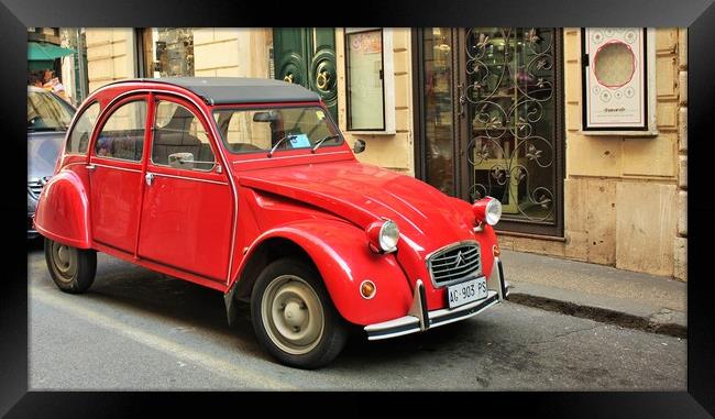 Citroën 2CV  Framed Print by M. J. Photography