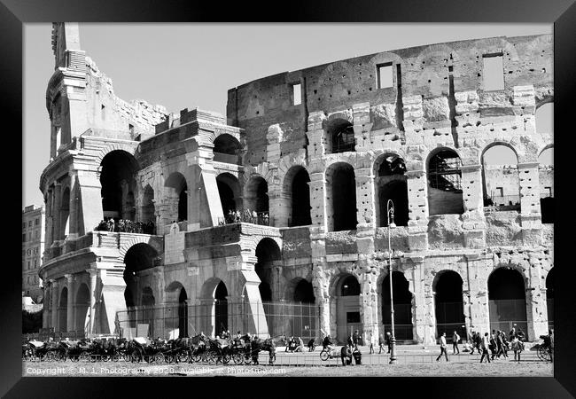 The Colosseum Framed Print by M. J. Photography