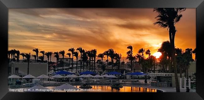 Outdoor of Hurghada in Egypt Framed Print by M. J. Photography