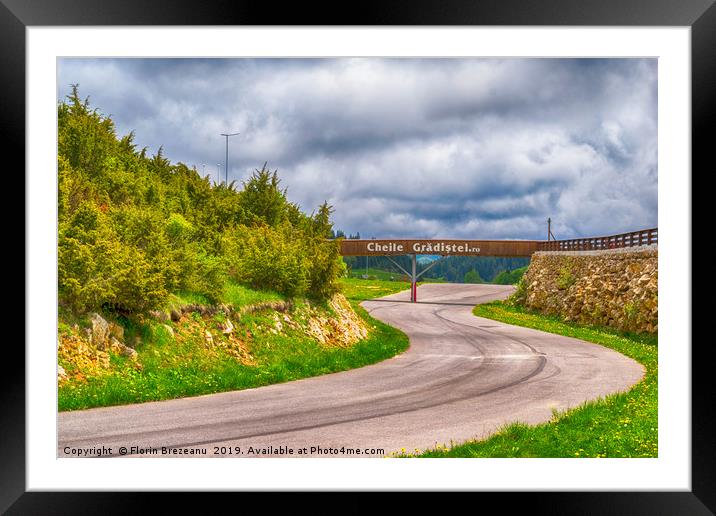 Cheile Gradistei resort, Fundata, Brasov, Romania. Framed Mounted Print by Florin Brezeanu