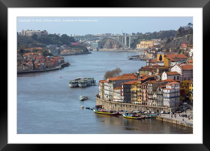 Douro river Framed Mounted Print by Boris Zhitkov
