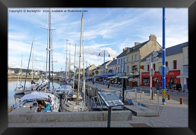 The French fishing port of Port en Bassin in Normandy Framed Print by Rocklights 