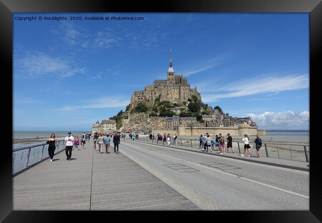 Mont St Michel, France Framed Print by Rocklights 