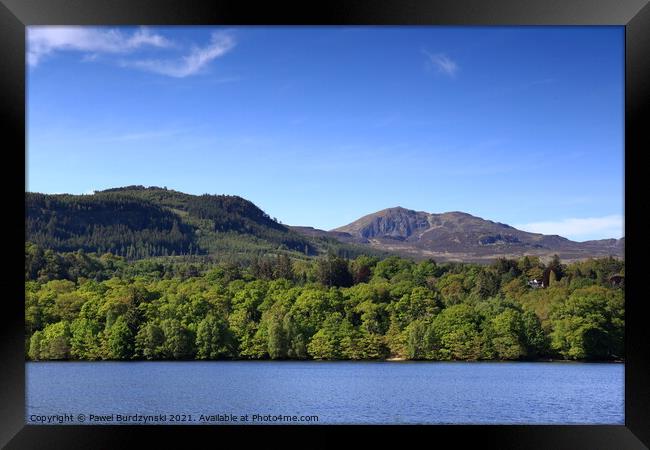 Loch Faskally Framed Print by Pawel Burdzynski