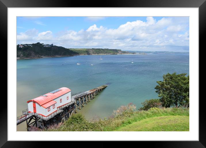Tenby seafront Framed Mounted Print by Duane evans