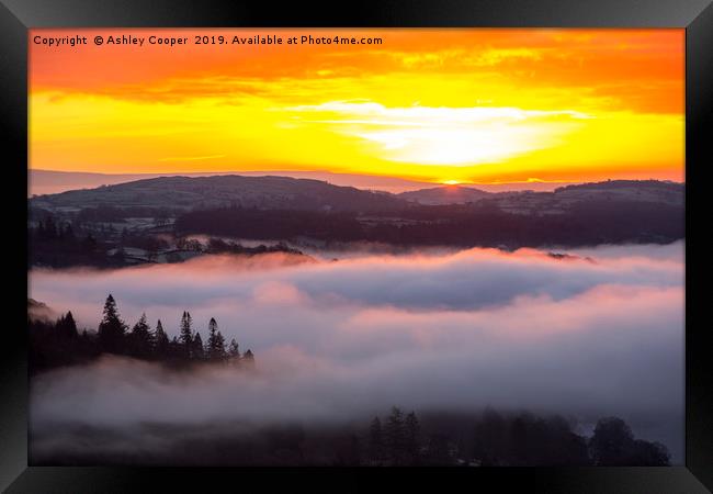 Ambleside dawn. Framed Print by Ashley Cooper