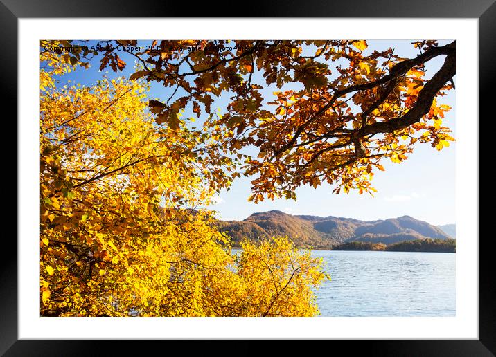 Derwent Water Framed Mounted Print by Ashley Cooper