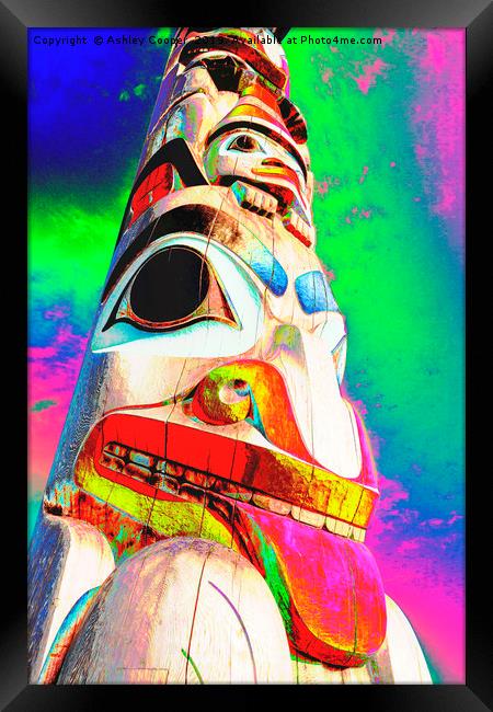 Totem. Framed Print by Ashley Cooper