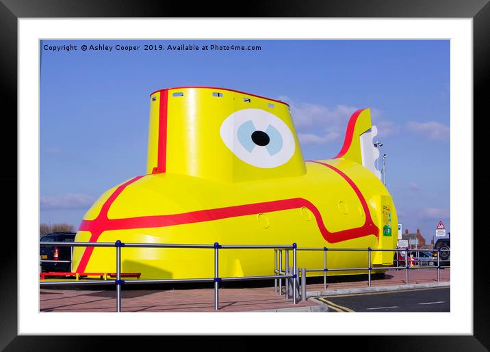 Yellow submarine. Framed Mounted Print by Ashley Cooper
