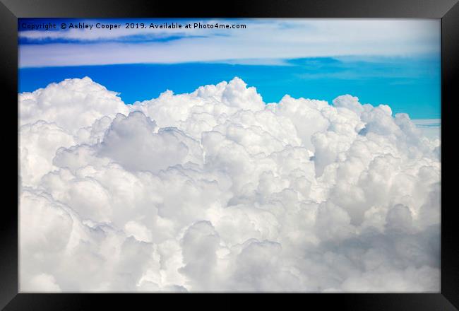 Clouds Framed Print by Ashley Cooper