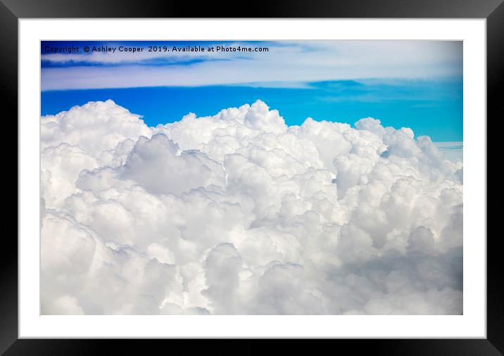 Clouds Framed Mounted Print by Ashley Cooper