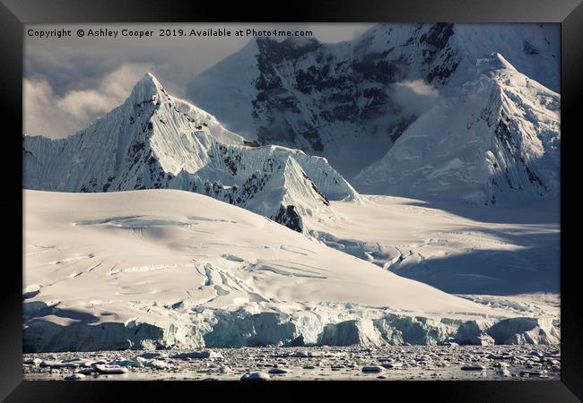 Ice spire Framed Print by Ashley Cooper