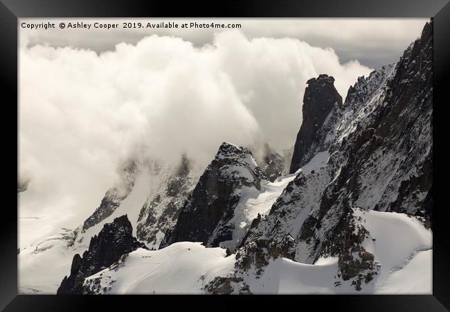 Mountain splendour. Framed Print by Ashley Cooper