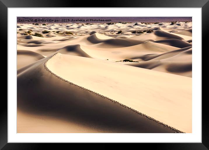 Death Valley Framed Mounted Print by Ashley Cooper