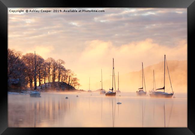 Windermere sunrise Framed Print by Ashley Cooper