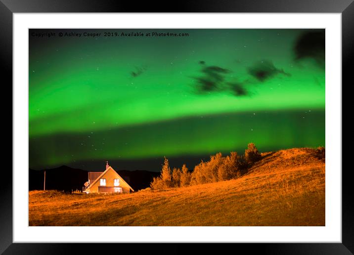 Aurora house. Framed Mounted Print by Ashley Cooper