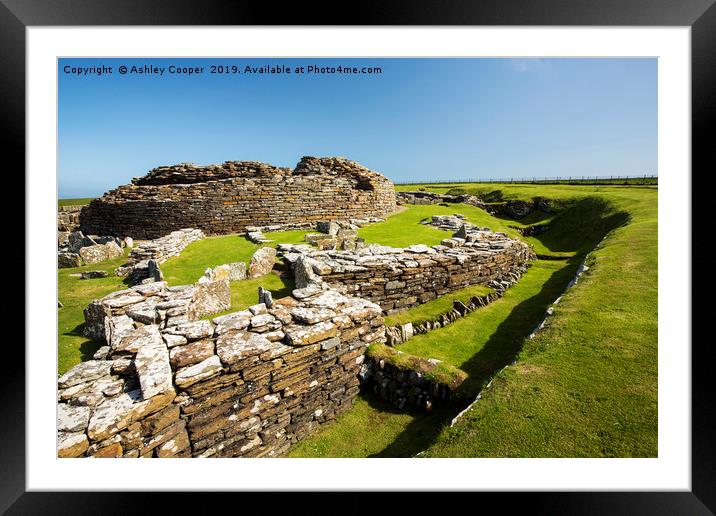Broch magic. Framed Mounted Print by Ashley Cooper