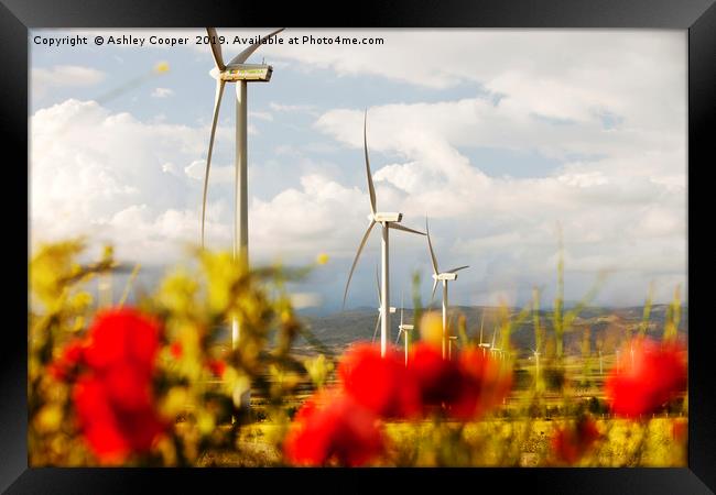 Spanish turbines. Framed Print by Ashley Cooper